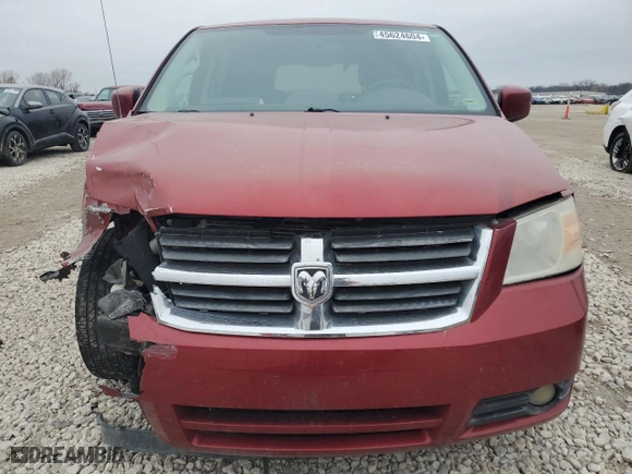 2008 Dodge Grand Caravan SXT with VIN 1D8HN54P68B117771, listed as a Copart auction lot 45624604 with 179,931 mi miles and Salvage Title. Bid and sale history available at carsss.com. Image 5.