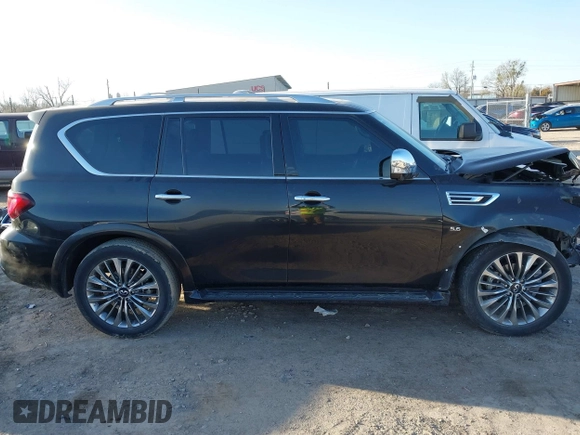 2018 Infiniti QX80 with VIN JN8AZ2NE0J9195724, listed as a IAAI auction lot 41778410 with 137,315 mi miles and . Bid and sale history available at DreamBid. Image 14.
