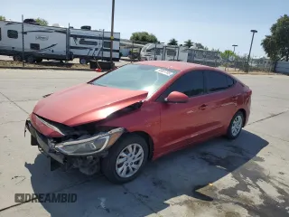 2017 Hyundai Elantra SE with VIN 5NPD74LF9HH153530, listed as a Copart auction lot 60851745 with 138,081 mi miles and Salvage title. Bid and sale history available at DreamBid. Image 1.