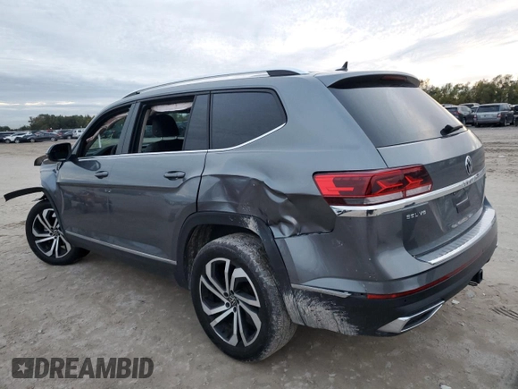 2023 Volkswagen Atlas SEL with VIN 1V2BR2CA1PC541936, listed as a Copart auction lot 83020234 with 20,919 mi miles and Salvage title. Bid and sale history available at DreamBid. Image 2.