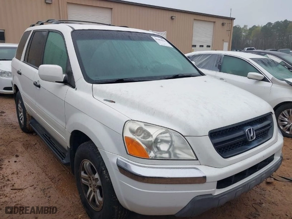 2003 Honda Pilot EX with VIN 2HKYF186X3H519967, listed as a IAAI auction lot 41903064 with 342,607 mi miles. Bid and sale history available at carsss.com. Image 1.