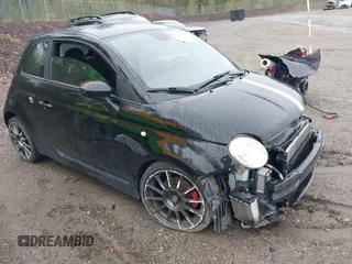 2015 FIAT 500 Abarth with VIN 3C3CFFFH7FT568192, listed as a IAAI auction lot 42160502 with 145,270 mi miles and . Bid and sale history available at DreamBid. Image 1.