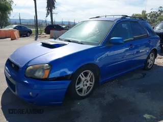 2005 Subaru Impreza Wagon (Natl) WRX with VIN JF1GG29605G807538, listed as a IAAI auction lot 41648475 with 92,187 mi miles. Bid and sale history available at carsss.com. Image 2.