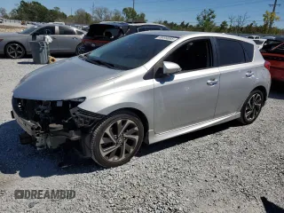 2017 Toyota Corolla iM with VIN JTNKARJEXHJ533530, listed as a Copart auction lot 49499065 with 80,877 mi miles and Salvage Title. Bid and sale history available at carsss.com. Image 1.