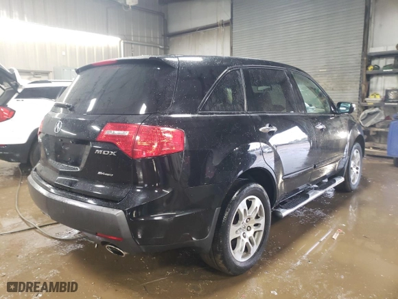 2009 Acura MDX Tech Pkg with VIN 2HNYD28689H505153, listed as a Copart auction lot 47808115 with 181,143 mi miles and Salvage Title. Bid and sale history available at carsss.com. Image 3.