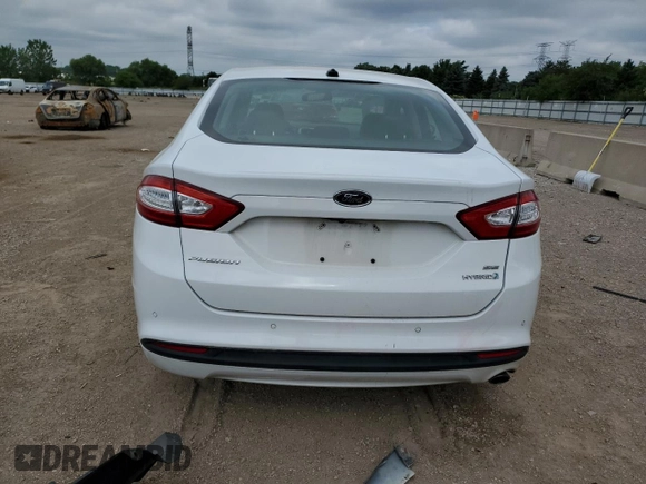 2016 Ford Fusion SE Hybrid with VIN 3FA6P0LUXGR184285, listed as a Copart auction lot 62699805 with 132,264 mi miles and Salvage title. Bid and sale history available at DreamBid. Image 6.