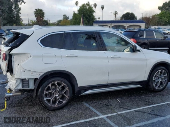 2021 BMW X1 sDrive28i with VIN WBXJG7C02M5U08273, listed as a Copart auction lot 45777903 with 15,741 mi miles and . Bid and sale history available at DreamBid. Image 3.