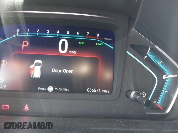 2018 Honda Odyssey Touring with VIN 5FNRL6H8XJB026247, listed as a IAAI auction lot 42298961 with 66,571 mi miles and . Bid and sale history available at DreamBid. Image 15.