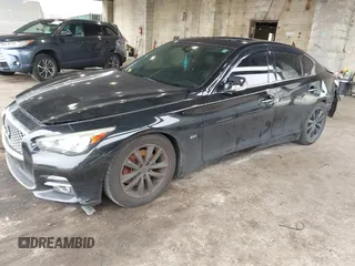 2016 Infiniti Q50 2.0t Premium with VIN JN1CV7AR5GM251834, listed as a IAAI auction lot 41886327 with 115,414 mi miles. Bid and sale history available at carsss.com. Image 2.