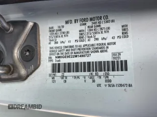 2021 Ford Transit Connect XL z VIN NM0GE9E22M1490727, wystawiony jako Copart lot #63331295 z przebiegiem 24 857 mil mil oraz Czysty tytuł • Clean title. Historia ofert i sprzedaży dostępna na DreamBid. Obrazek 10.