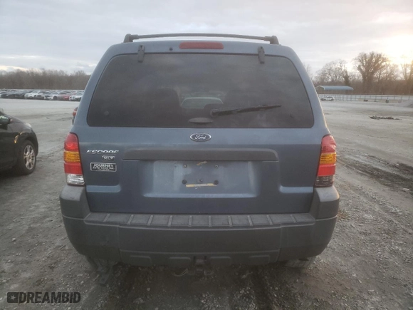 2005 Ford Escape XLT with VIN 1FMCU031X5KA51812, listed as a Copart auction lot 47661045 with 244,572 mi miles and Salvage Title. Bid and sale history available at carsss.com. Image 6.