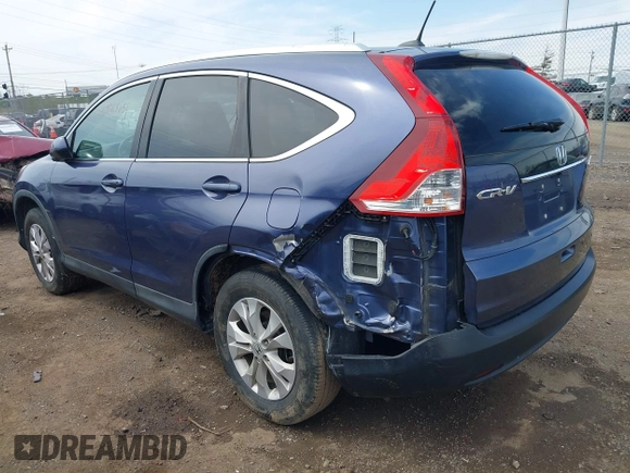 2013 Honda CR-V EX-L z VIN 2HKRM4H76DH677471, wystawiony jako IAAI lot #42063651 z przebiegiem 118 820 mil mil oraz . Historia ofert i sprzedaży dostępna na DreamBid. Obrazek 3.