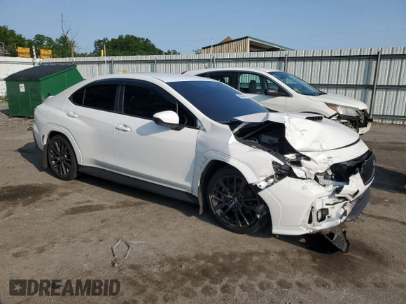 2022 Subaru WRX Premium with VIN JF1VBAF67N9014181, listed as a Copart auction lot 60306545 with 29,597 mi miles and Salvage title. Bid and sale history available at DreamBid. Image 4.
