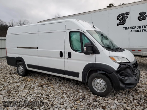 2023 Ram ProMaster Cargo with VIN 3C6MRVJG8PE506829, listed as a Copart auction lot 55868065 with 52,342 mi miles and Clean Title. Bid and sale history available at DreamBid. Image 4.