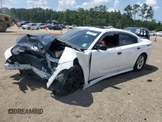2020 Dodge Charger Scat Pack Widebody z VIN 2C3CDXGJ4LH109722, wystawiony jako Copart lot #58182945 z przebiegiem 53 718 mil mil oraz Szkoda całkowita • Salvage title. Historia ofert i sprzedaży dostępna na DreamBid. Obrazek 1.