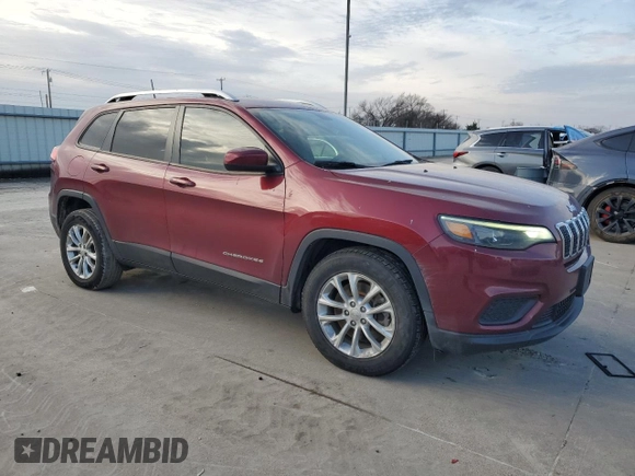 2020 Jeep Cherokee Latitude with VIN 1C4PJLCB6LD643041, listed as a Copart auction lot 45290705 with 73,337 mi miles and Salvage title. Bid and sale history available at DreamBid. Image 4.