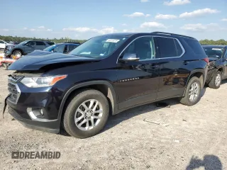 2020 Chevrolet Traverse LT Cloth z VIN 1GNERGKW3LJ161292, wystawiony jako Copart lot #50519275 z przebiegiem 71 369 mil mil oraz Szkoda całkowita • Salvage title. Historia ofert i sprzedaży dostępna na DreamBid. Obrazek 1.