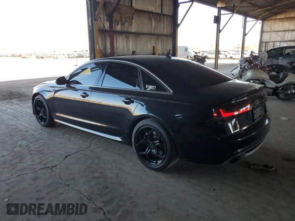 2013 Audi A6 Prestige with VIN WAUHGAFC7DN154314, listed as a Copart auction lot 61223915 with 84,672 mi miles and Salvage title. Bid and sale history available at DreamBid. Image 2.