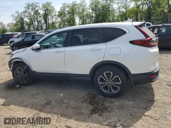 2021 Honda CR-V EX with VIN 5J6RW2H54MA002751, listed as a Copart auction lot 54491475 with 0 mi miles and Clean Title. Bid and sale history available at carsss.com. Image 2.