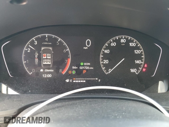 2023 Honda Civic Sport with VIN 2HGFE2F59PH533336, listed as a Copart auction lot 61692945 with 21,726 mi miles and Salvage title. Bid and sale history available at DreamBid. Image 9.