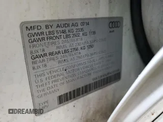 2015 Audi allroad Premium Plus with VIN WA1UFAFL0FA020348, listed as a Copart auction lot 48741435 with 131,880 mi miles and Salvage Title. Bid and sale history available at carsss.com. Image 12.