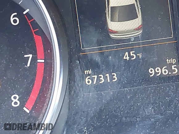 2019 Volkswagen Passat 2.0T Wolfsburg Edition with VIN 1VWLA7A38KC003562, listed as a IAAI auction lot 41704839 with 67,313 mi miles. Bid and sale history available at carsss.com. Image 15.