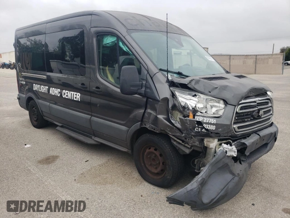 2016 Ford Transit XL with VIN 1FBAX2CG6GKA01273, listed as a Copart auction lot 53082045 with 95,631 mi miles and Salvage title. Bid and sale history available at DreamBid. Image 4.