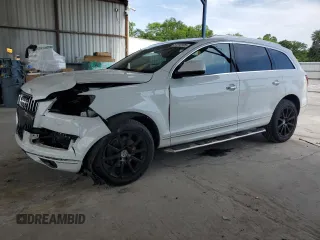 2014 Audi Q7 Premium Plus z VIN WA1LGBFE2ED018243, wystawiony jako Copart lot #57210105 z przebiegiem 132 140 mil mil oraz Czysty tytuł • Clean title. Historia ofert i sprzedaży dostępna na DreamBid. Obrazek 1.