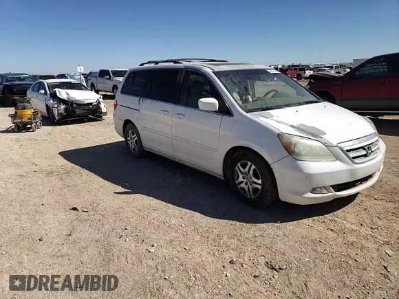 2007 Honda Odyssey Touring with VIN 5FNRL38887B027758, listed as a Copart auction lot 49492645 with 235,020 mi miles and Salvage Title. Bid and sale history available at DreamBid. Image 11.