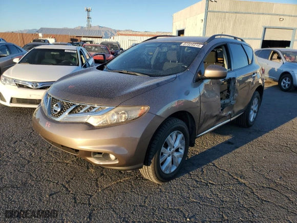 2013 Nissan Murano SV with VIN JN8AZ1MU2DW204982, listed as a Copart auction lot 87325414 with 159,215 mi miles and Salvage Title. Bid and sale history available at carsss.com. Image 1.