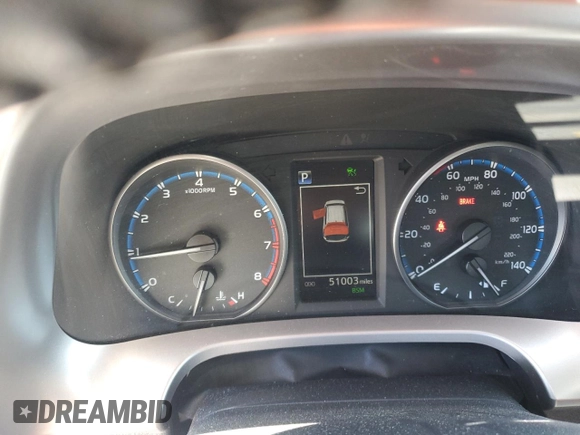 2018 Toyota RAV4 XLE with VIN JTMWFREV1JD122524, listed as a Copart auction lot 63707745 with 51,003 mi miles and Salvage title. Bid and sale history available at DreamBid. Image 9.