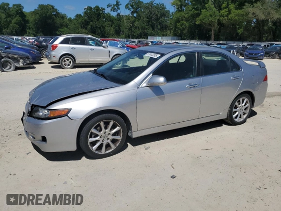 2007 Acura TSX Navi with VIN JH4CL96917C007853, listed as a Copart auction lot 53333895 with 122,573 mi miles and Salvage Title. Bid and sale history available at carsss.com. Image 1.
