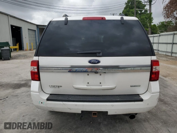 2017 Ford Expedition Limited with VIN 1FMJU1KT5HEA44446, listed as a Copart auction lot 55513055 with 130,912 mi miles and Salvage title. Bid and sale history available at DreamBid. Image 6.