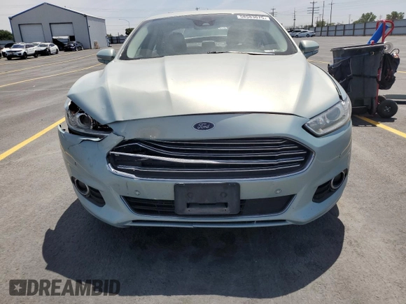 2013 Ford Fusion SE Hybrid with VIN 3FA6P0LU9DR281697, listed as a Copart auction lot 58583675 with 136,121 mi miles and Salvage title. Bid and sale history available at DreamBid. Image 5.