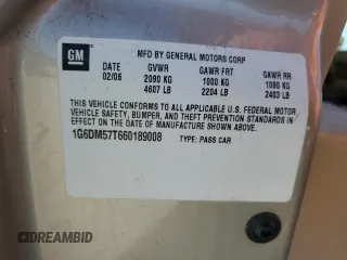 2006 Cadillac CTS with VIN 1G6DM57T660189008, listed as a Copart auction lot 57402805 with 159,606 mi miles and Salvage title. Bid and sale history available at DreamBid. Image 13.