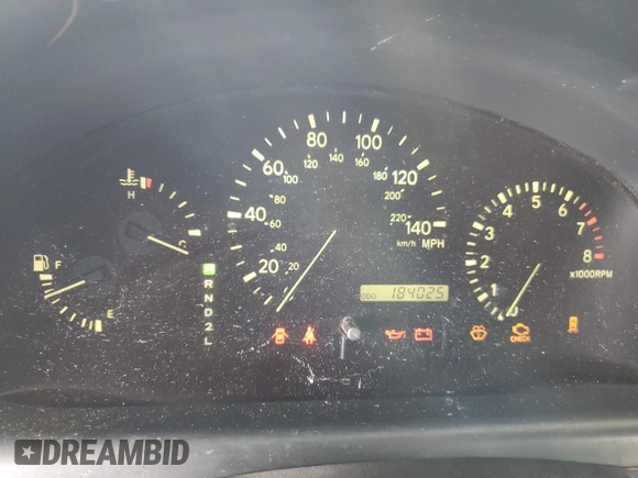2000 Lexus RX 300 with VIN JT6GF10UXY0079539, listed as a Copart auction lot 73396854 with 184,025 mi miles and Salvage Title. Bid and sale history available at carsss.com. Image 9.