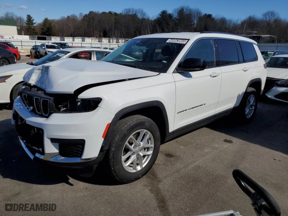 2023 Jeep Grand Cherokee L Laredo with VIN 1C4RJJAG6P8901973, listed as a Copart auction lot 46863865 with 40,200 mi miles and Clean Title. Bid and sale history available at carsss.com. Image 1.