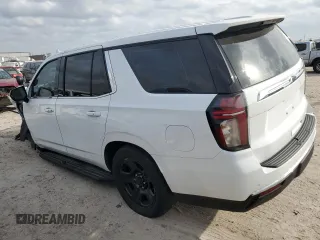 2022 Chevrolet Tahoe Commercial with VIN 1GNSCLED9NR301647, listed as a Copart auction lot 81709524 with 42,407 mi miles and Salvage title. Bid and sale history available at DreamBid. Image 2.
