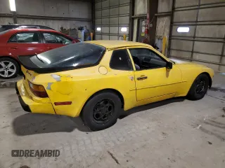 1984 Porsche 944 with VIN WP0AA0946EN455839, listed as a Copart auction lot 44537605 with 91,578 mi miles and Non Repairable. Bid and sale history available at carsss.com. Image 3.