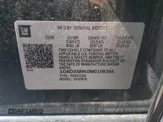 2021 Cadillac CT5 Luxury z VIN 1G6DX5RK0M0109355, wystawiony jako Copart lot #57658345 z przebiegiem 29 441 mil mil oraz Szkody całkowita. Historia ofert i sprzedaży dostępna na DreamBid. Obrazek 12.