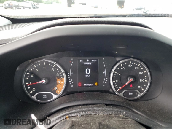 2017 Jeep Renegade Latitude с VIN ZACCJABB3HPG28820, выставлен на аукционе Copart как лот 58566375 с пробегом 115 891 миль миль и Списание • Salvage title. История ставок и продаж доступна на DreamBid. Изображение 9.