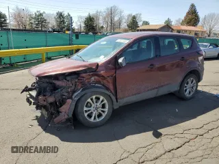 2018 Ford Escape S with VIN 1FMCU0F75JUC94927, listed as a Copart auction lot 52801365 with 81,683 mi miles and Salvage Title. Bid and sale history available at carsss.com. Image 1.