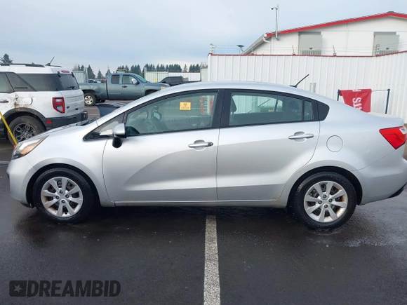 2015 Kia Rio LX with VIN KNADM4A31F6441029, listed as a IAAI auction lot 41371612 with 1 mi miles. Bid and sale history available at carsss.com. Image 14.