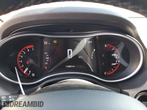 2020 Dodge Durango Pursuit with VIN 1C4SDJFT8LC443519, listed as a Copart auction lot 43204505 with 110,387 mi miles and Salvage title. Bid and sale history available at DreamBid. Image 9.