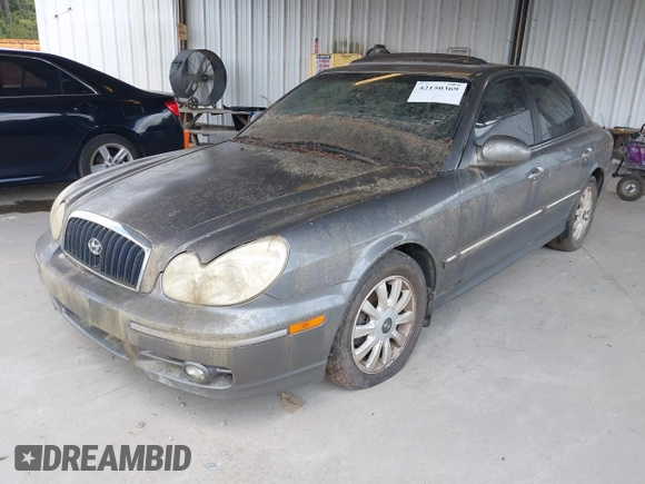 2004 Hyundai Sonata GLS with VIN KMHWF35H64A957365, listed as a IAAI auction lot 42150369 with 247,348 mi miles. Bid and sale history available at carsss.com. Image 2.