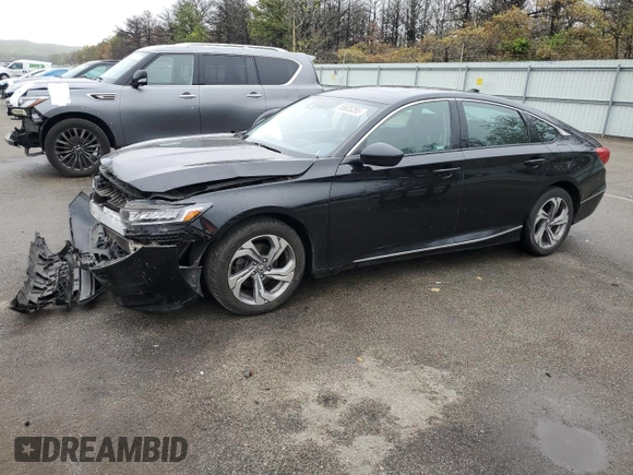 2019 Honda Accord EX z VIN 1HGCV1F40KA031181, wystawiony jako Copart lot #55635265 z przebiegiem 82 664 mil mil oraz Szkoda całkowita • Salvage title. Historia ofert i sprzedaży dostępna na DreamBid. Obrazek 1.
