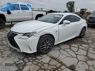 2017 Lexus RC 350 with VIN JTHSE5BC5H5007246, listed as a Copart auction lot 58134985 with 92,564 mi miles and Salvage title. Bid and sale history available at DreamBid. Image 1.