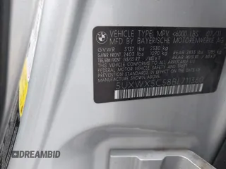 2011 BMW X3 28i with VIN 5UXWX5C58BL711360, listed as a IAAI auction lot 42008123 with 112,622 mi miles and . Bid and sale history available at DreamBid. Image 9.