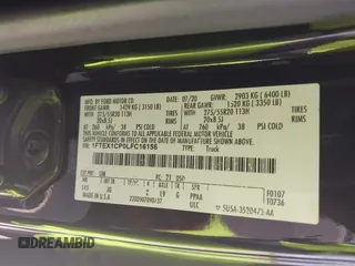 2020 Ford F-150 XL z VIN 1FTEX1CP0LFC16156, wystawiony jako IAAI lot #42567529 z przebiegiem 169 772 mil mil oraz . Historia ofert i sprzedaży dostępna na DreamBid. Obrazek 9.