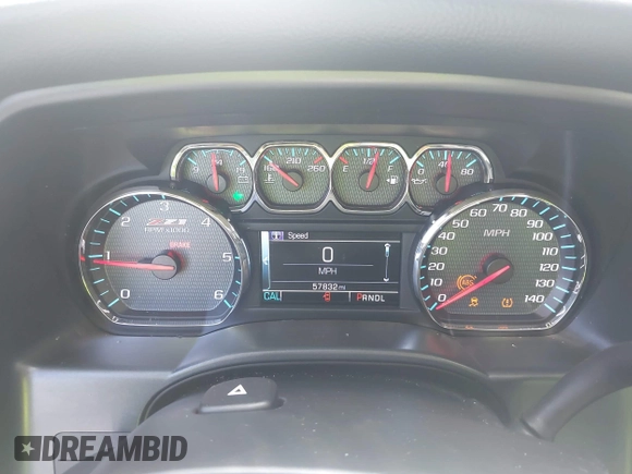 2018 Chevrolet Silverado 1500 LT with VIN 3GCUKREC7JG544365, listed as a IAAI auction lot 42055441 with 57,832 mi miles. Bid and sale history available at carsss.com. Image 7.
